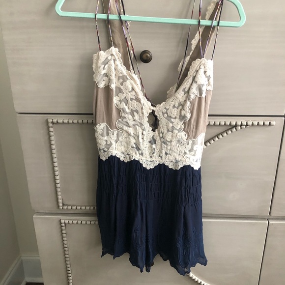 COPY - Free people lace romper - Picture 2 of 3